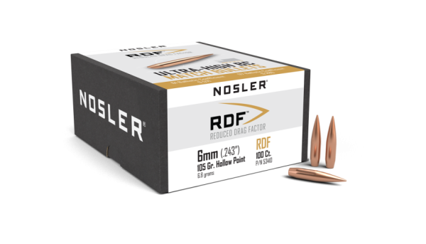NOSLER 6mm 105gr RDF 15CT LOAD DEVELPOMENT PACK