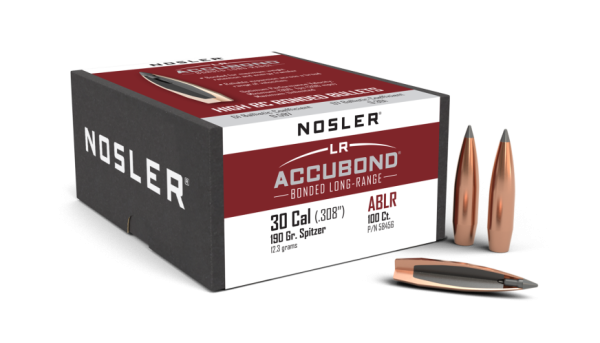NOSLER 30 cal 190gr AccuBond Long Range 15CT LOAD DEVELOPMENT PACK