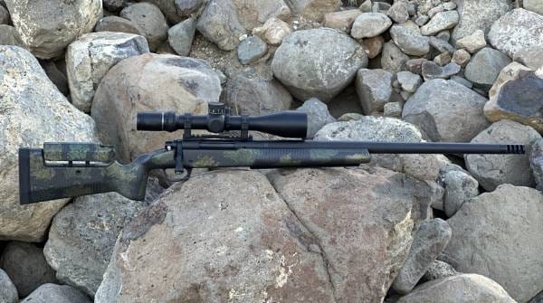 CUSTOM 7 PRC BLUE PRINTED REM 700 BRUX MTU BARREL MANNERS GAP STOCK